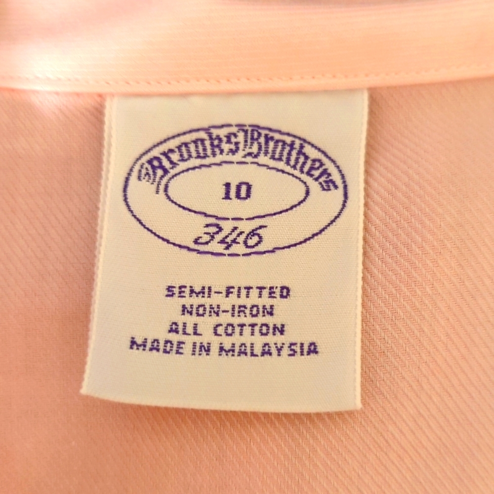 Brooks Brothers Semi-Fitted Women's Dress Shirt Size 10 - Picture 3 of 4